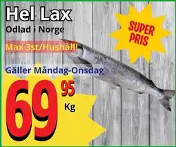 Supergrossen Hel Lax erbjuda