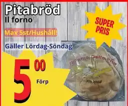 Supergrossen Pitabröd erbjuda