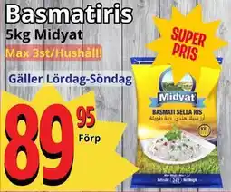 Supergrossen Basmatiris erbjuda