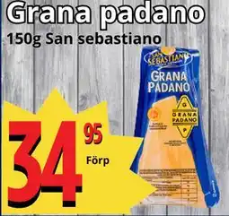 Supergrossen Grana padano erbjuda