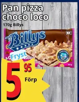 Supergrossen Pan pizza choco loco erbjuda