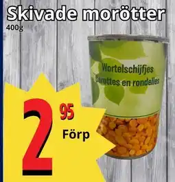 Supergrossen Skivade morötter erbjuda