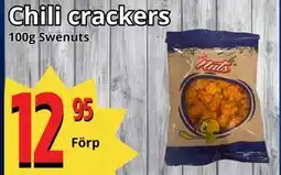 Supergrossen Chili crackers erbjuda