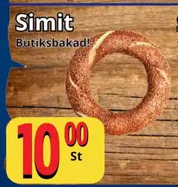 Supergrossen Simit erbjuda