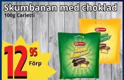 Supergrossen Skumbanan med choklad erbjuda