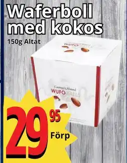 Supergrossen Waferboll med kokos erbjuda