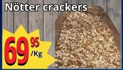 Supergrossen Nötter crackers erbjuda