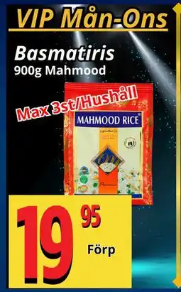 Supergrossen Basmatiris, Medlemspris erbjuda