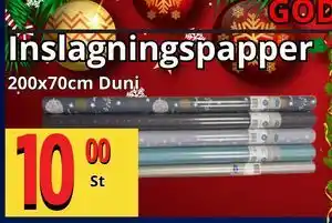 Supergrossen Inslagningspapper erbjuda