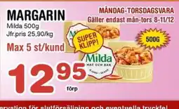Nya Pulsen Milda Margarin erbjuda
