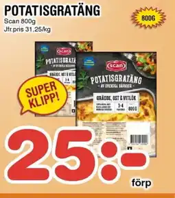 Nya Pulsen Scan Potatisgratäng erbjuda