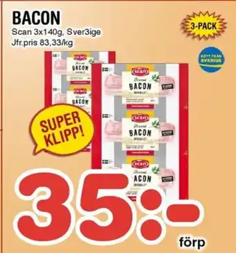 Nya Pulsen Scan Bacon erbjuda