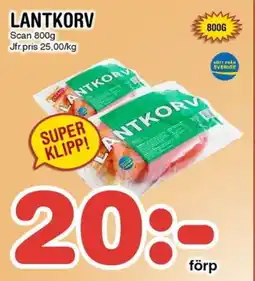 Nya Pulsen Scan Lantkorv erbjuda