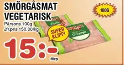 Nya Pulsen Pärsons Smörgåsmat vegetarisk erbjuda