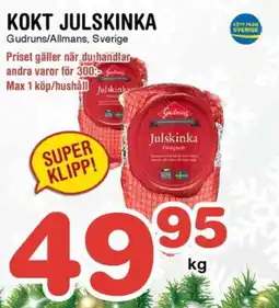 Nya Pulsen Kokt julskinka erbjuda
