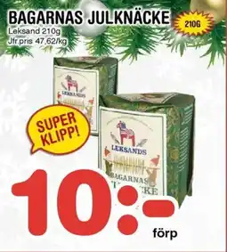 Nya Pulsen LEKSANDS Bagarnas julknäcke erbjuda