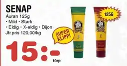 Nya Pulsen Auran Senap erbjuda