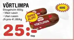 Nya Pulsen Skogaholm Vörtlimpa erbjuda