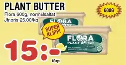 Nya Pulsen FLORA Plant butter erbjuda