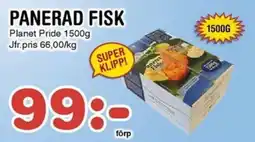 Nya Pulsen Planet Pride Panerad fisk erbjuda