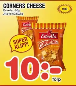 Nya Pulsen Estrella Corners cheese erbjuda