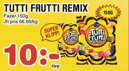 Nya Pulsen Fazer Tutti Frutti remix erbjuda