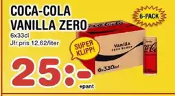 Nya Pulsen COCA-COLA Vanilla zero erbjuda