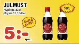 Nya Pulsen Nygårda Julmust erbjuda