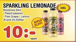 Nya Pulsen Stockmos Sparkling lemonade erbjuda