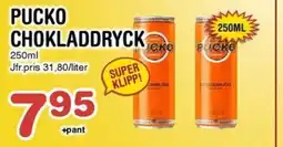 Nya Pulsen Pucko Chokladdryck erbjuda