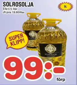 Nya Pulsen Ella's Solrosolja erbjuda