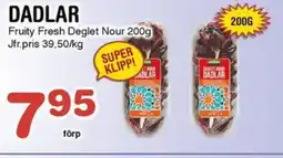 Nya Pulsen Dadlar erbjuda