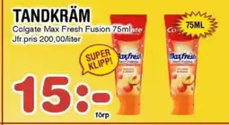 Nya Pulsen Colgate Tandkräm erbjuda