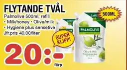 Nya Pulsen PALMOLIVE Flytande tvål erbjuda