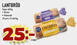 Nya Pulsen Fazer Lantbröd erbjuda