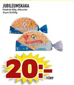 Nya Pulsen Polarbröd Jubileumskaka erbjuda