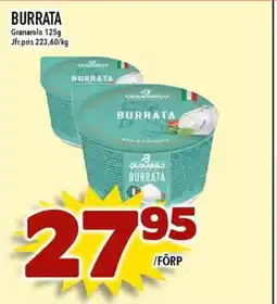 Nya Pulsen Granarolo Burrata erbjuda