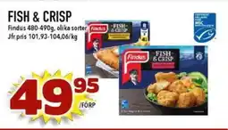 Nya Pulsen Findus Fish & crisp erbjuda