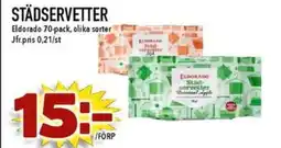 Nya Pulsen ELDORADO Städservetter erbjuda