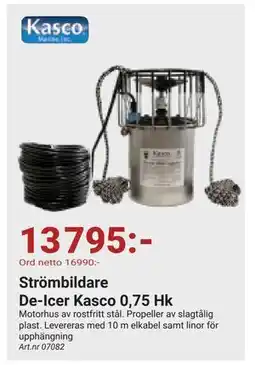 Erlandsons Brygga Strömbildare De-Icer Kasco 0,75 Hk erbjuda