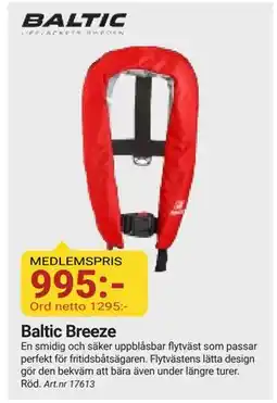 Erlandsons Brygga Baltic Breeze, Medlemspris erbjuda