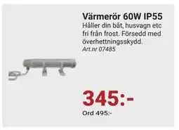 Erlandsons Brygga Värmerör 60W IP55 erbjuda