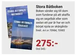 Erlandsons Brygga Stora Båtboken erbjuda
