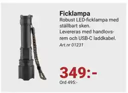 Erlandsons Brygga Ficklampa erbjuda