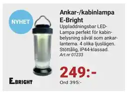 Erlandsons Brygga Ankar-/kabinlampa E-Bright erbjuda