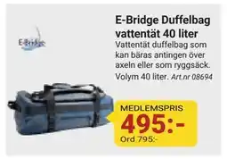Erlandsons Brygga E-Bridge Duffelbag vattentät 40 liter, Medlemspris erbjuda