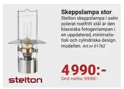 Erlandsons Brygga Skeppslampa stor erbjuda