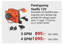 Erlandsons Brygga Pentrypump erbjuda