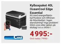 Erlandsons Brygga Kylboxpaket 40L OceanCool Edge Essential erbjuda