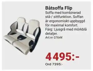 Erlandsons Brygga Båtsoffa Flip erbjuda